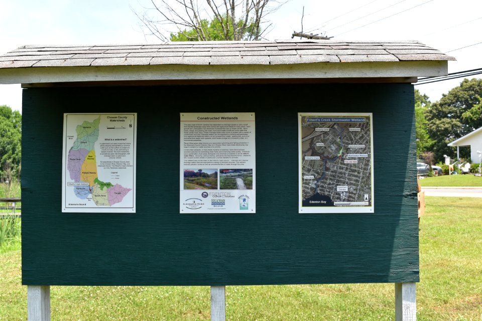 sign Town of Edenton constructed wetland ncwetlands AM (1)
