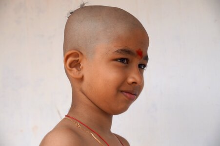 Boy religious function