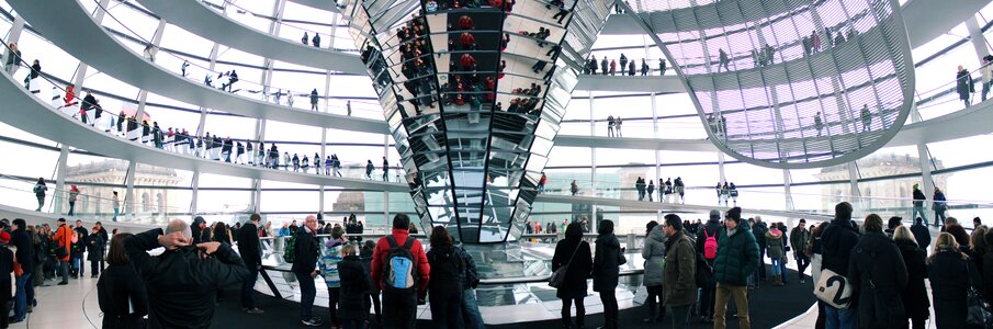 Government glass dome germany photo
