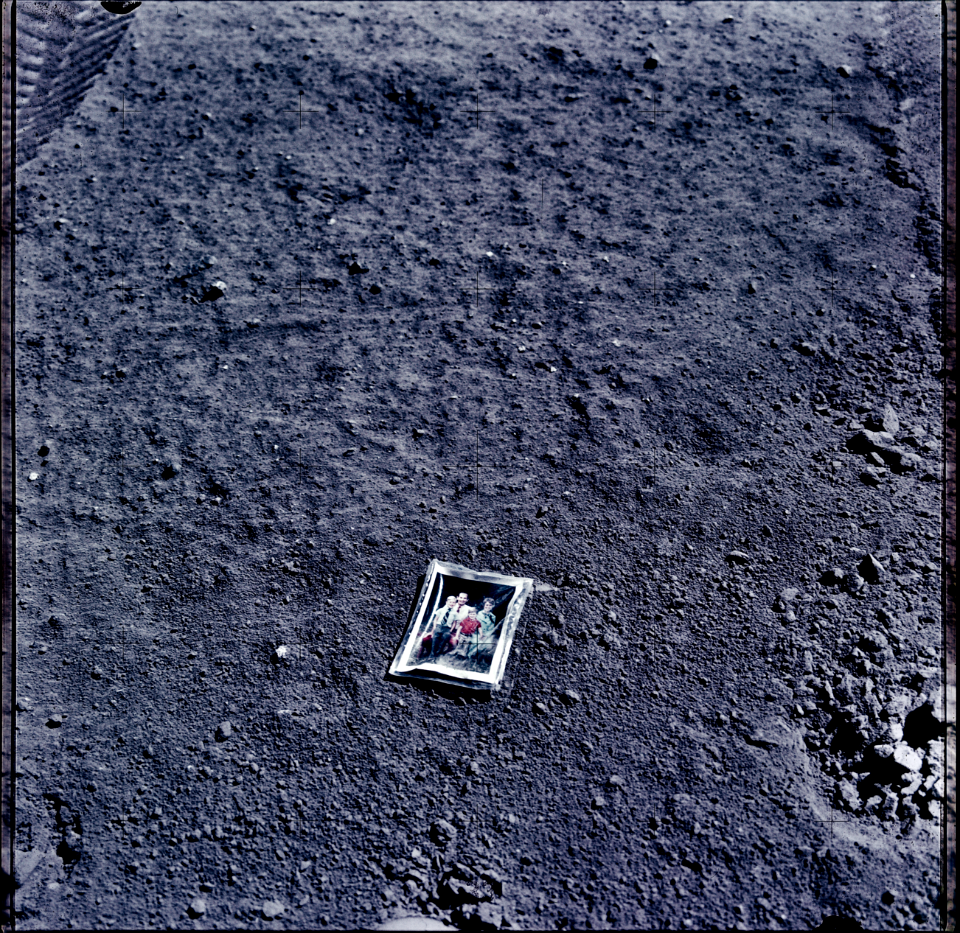 The photograph on the Moon