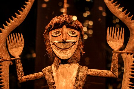 African cult art from asia
