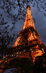 Paris france lighting photo