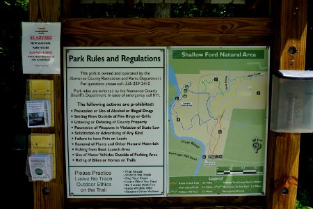 sign Shallow Ford Natural Area ncwetlands KG (3) photo