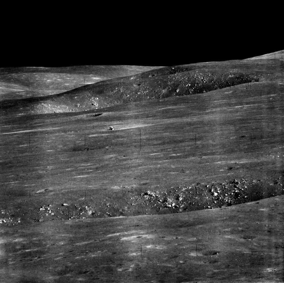 Apollo 15 Lunar Module on the Moon photo