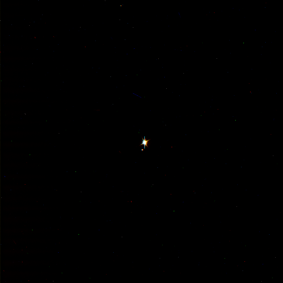 Earth and Moon from Saturn