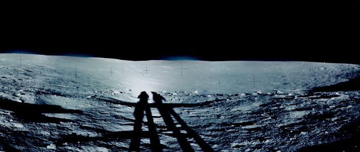 Apollo 12 Lunar Selfie