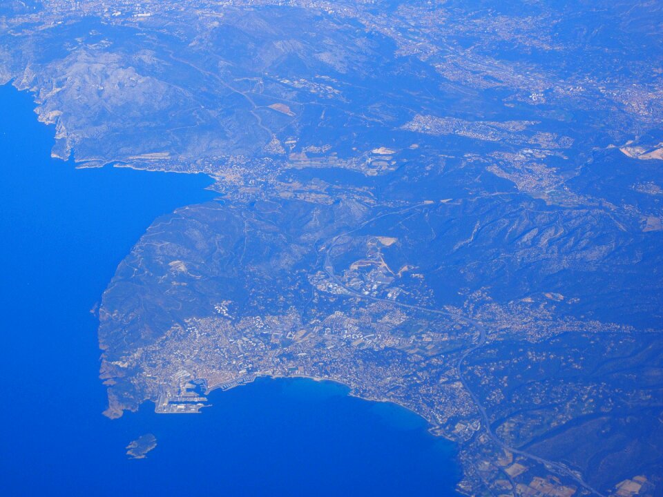 Luftbildaufnahme cassis la ciotat