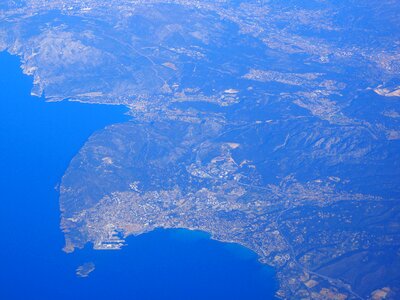 Luftbildaufnahme cassis la ciotat