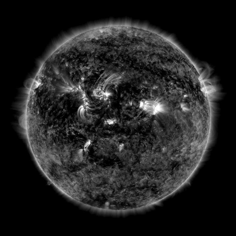 Mercury transiting the Sun