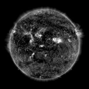 Mercury transiting the Sun photo