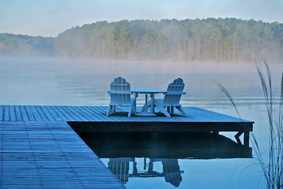 Water tranquil sunshine