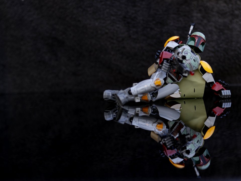 Boba Fett on black