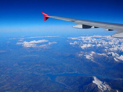 Mountains berger aircraft photo