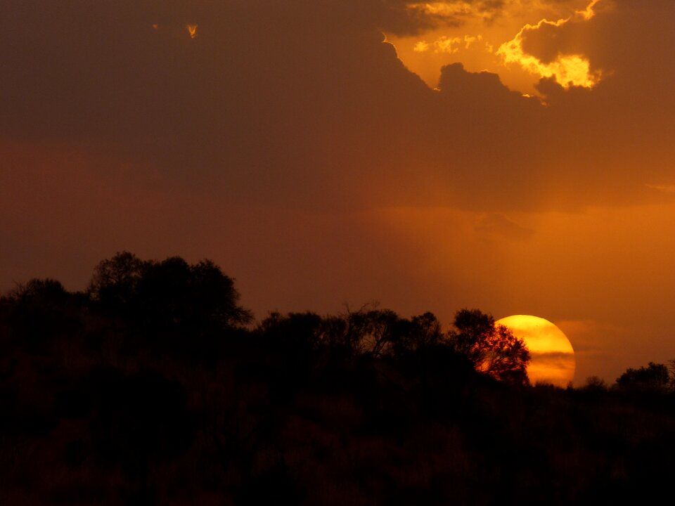 Outback ayers rock landscape