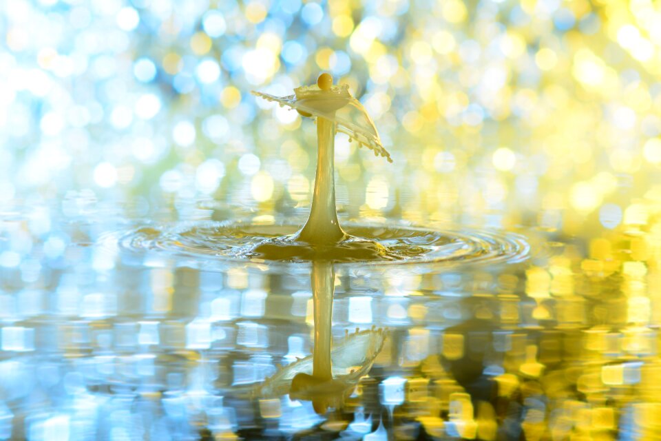 Water feature spray inject