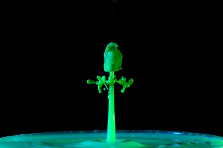 Water feature green spray
