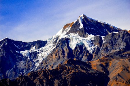 Snow mountain photo