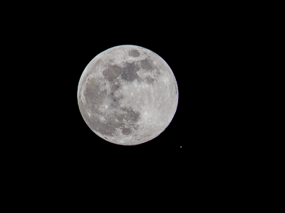 Moon + Jupiter photo