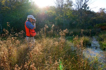 people scientist taking photos Boone Fork ncwetlands KG (32) photo