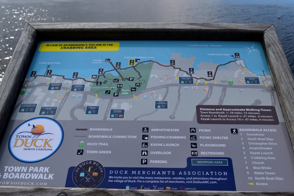 sign boardwalk map Duck Town Park and Boardwalk ncwetlands AM (21)
