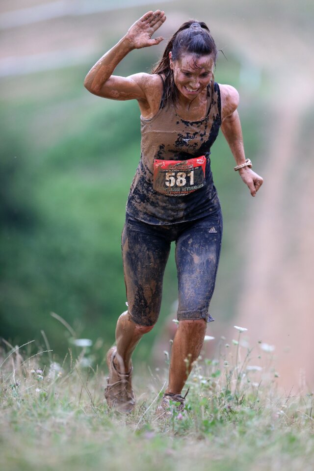 Extreme running strongman fun run