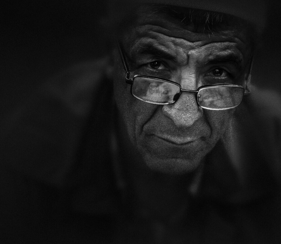 Glasses spectacles portrait