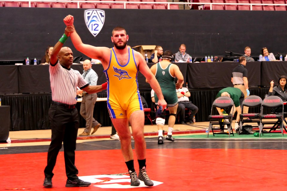 3rd Place-285lbs Jarrod Snyder (Cal State Bakersfield) dec Sam Aguillar (Cal Poly)