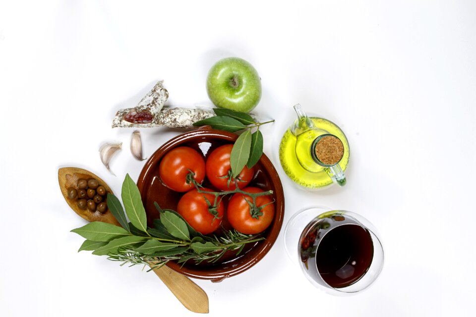 Food vegetables apples
