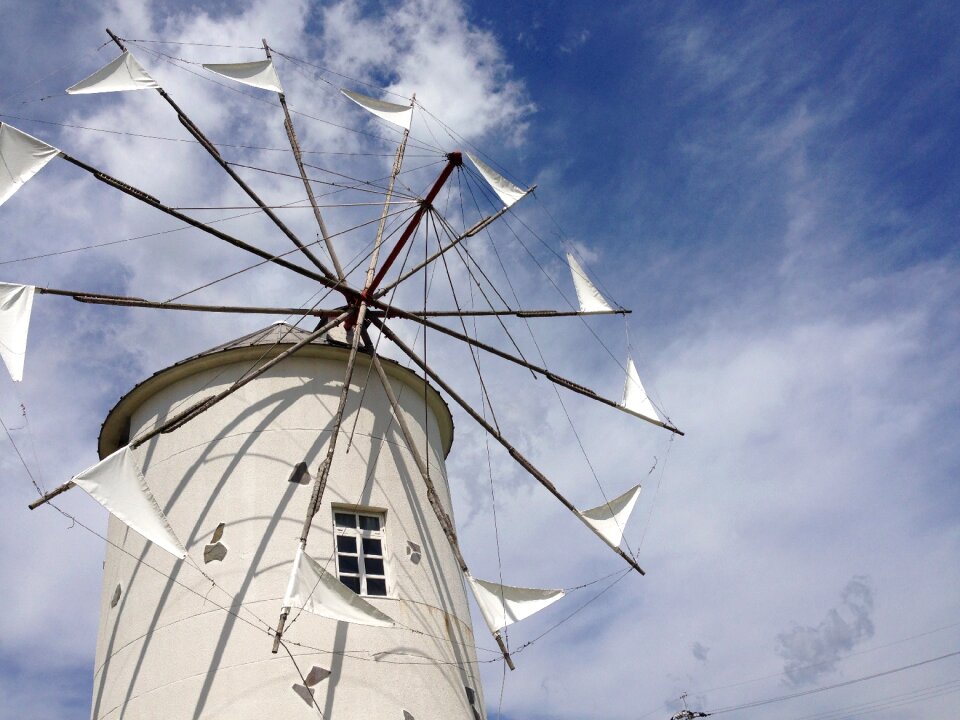 Shodoshima olive garden wind turbine