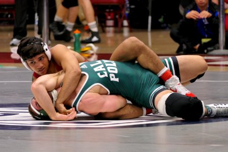 141lbs Real Woods (Stanford) fall Jake Ryan (Cal Poly)