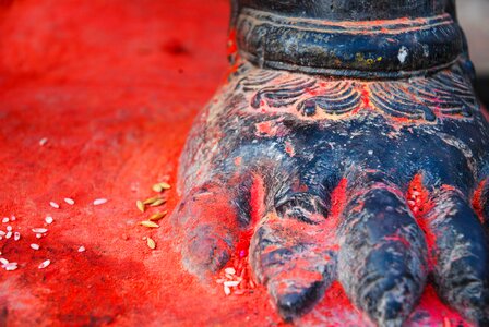 Nepal footprint red