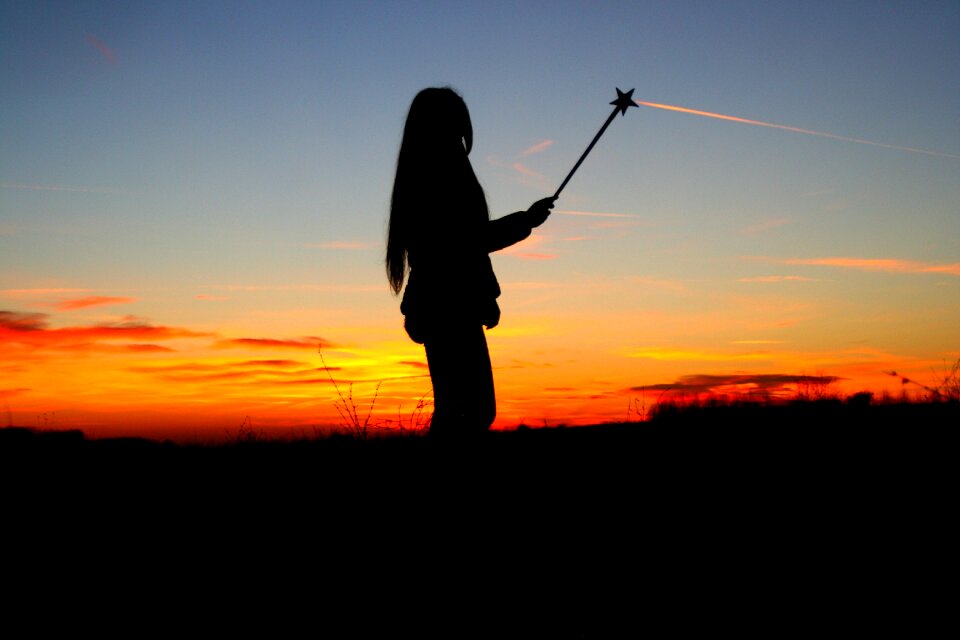 Magic wand sky cloud