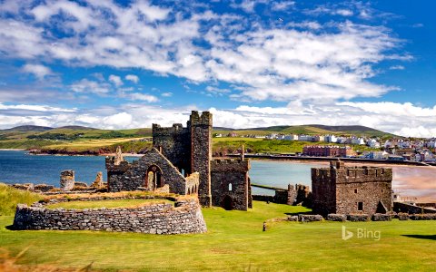 Peel Castle on St. Patrick’s Isle, Isle of Man