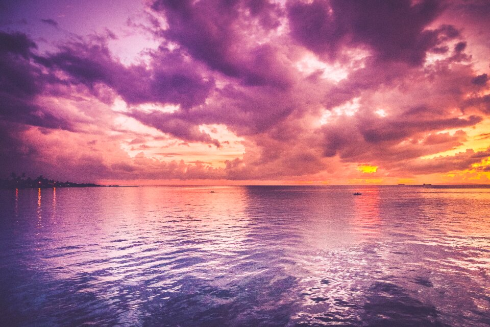 Impressive evening scene