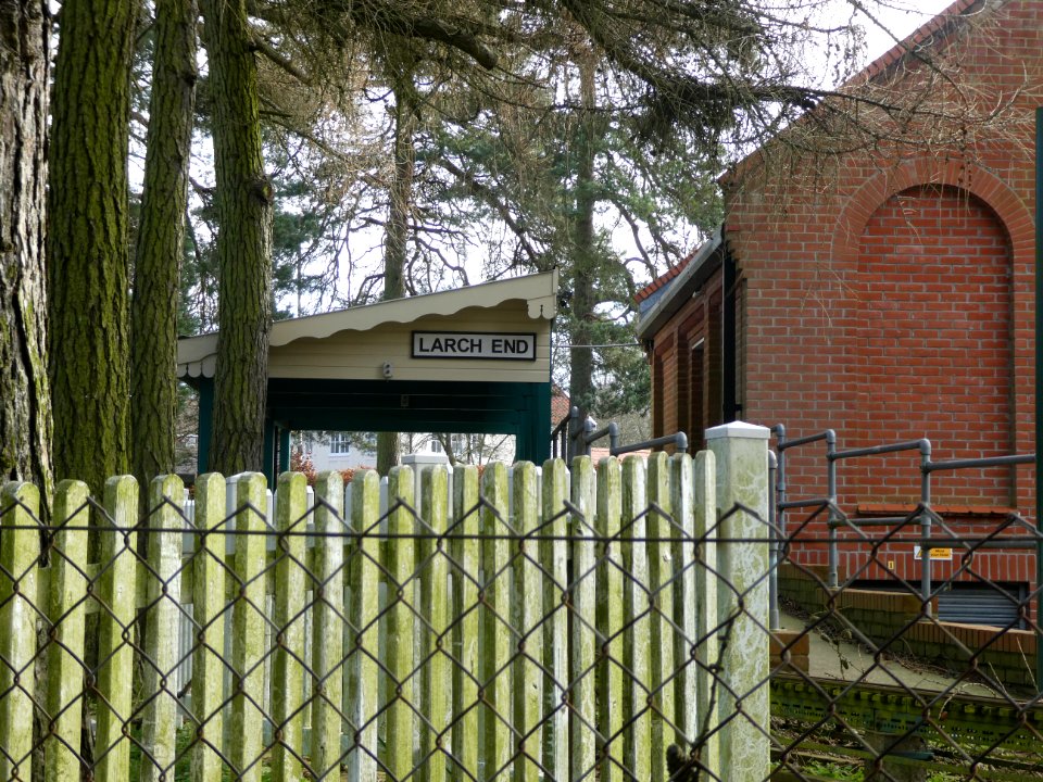 Larch End station at the Eaton Park Miniature Railway