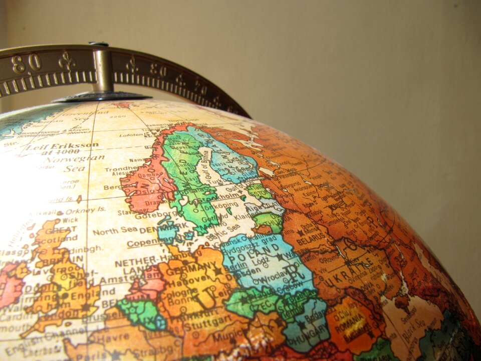 Globe earth old globe