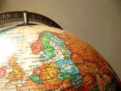 Globe earth old globe