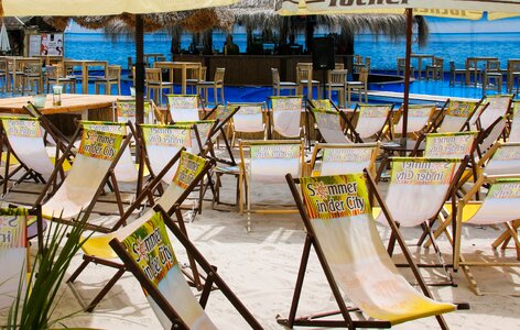 Bar deck chair sun