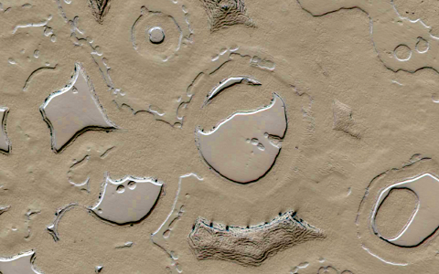 Mars - South Polar Residual Cap