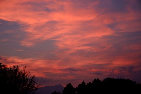 Tuscany sky colors photo