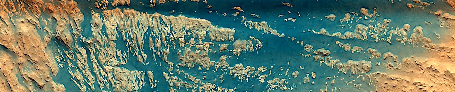 Mars - Terrain in the Aeolis Region