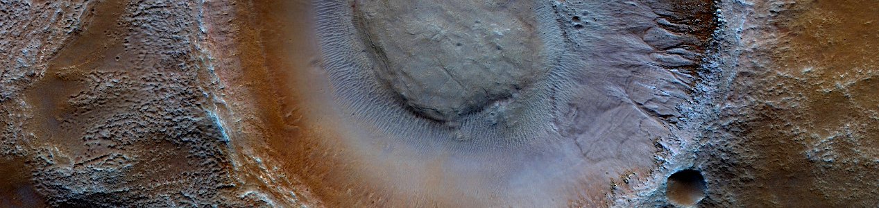 Mars - Gullies with Tributary Channels in Gorgonum Chaos Crater photo