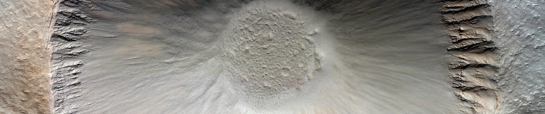 Mars - Recent Crater in Isidis Planitia