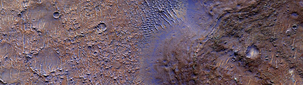 Mars - Interior of Crater in Tyrrhena Terra photo