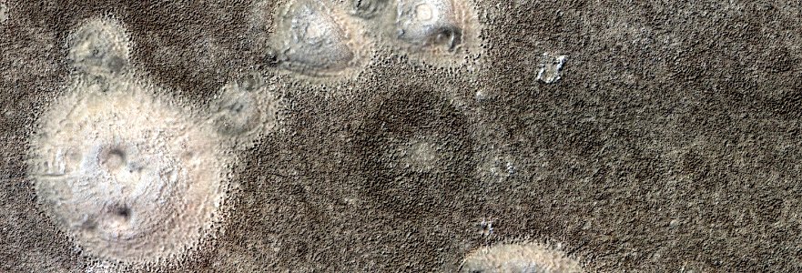 Mars - Pitted Mounds in Chryse Planitia photo