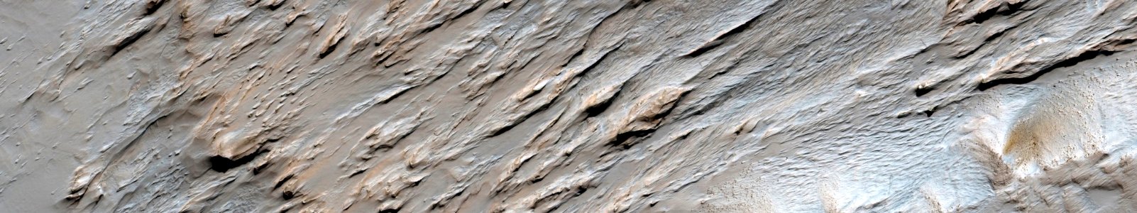 Mars - Lineations Near Gordii Dorsum