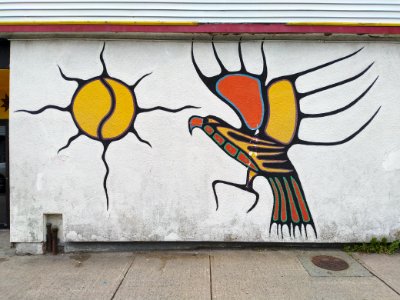 Street Wall Art - Mikmaw Native Friendship Centre, 2157 Gottingen St, Halifax, NS (right2) photo