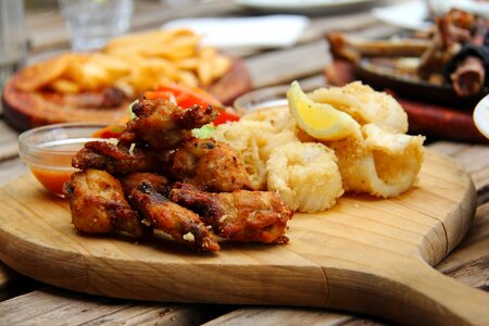 Sotong western food