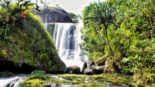Water fall at Mawlyngbna, Meghalaya