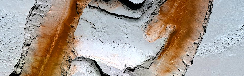 Mars - Erosion within Cerberus Fossae photo